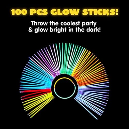JOYIN 200 Pcs 8" Glow Sticks Bulk Party Pack | Assorted Colors Party Favor Value Pack thumbnail 6