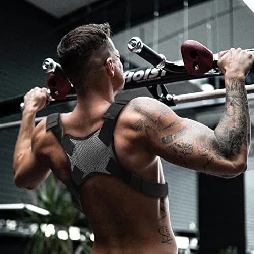 Fitdom Running Chest Pack for Men | Water-Resistant, 4-Strap Stability, Multiple Compartments thumbnail 3