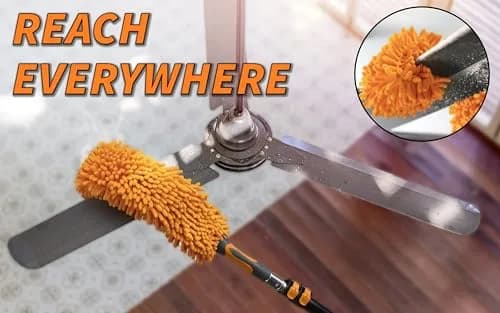 EXTEND-A-REACH 30 Foot Telescoping Duster Kit with 5-24 ft Extension Pole | High Ceiling & Cobweb Cleaning thumbnail 6