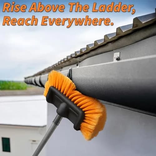 EXTEND-A-REACH 36 Foot Telescoping Duster Kit with 5-30 ft Extension Pole | High Ceiling & Cobweb Cleaning Tool thumbnail 7
