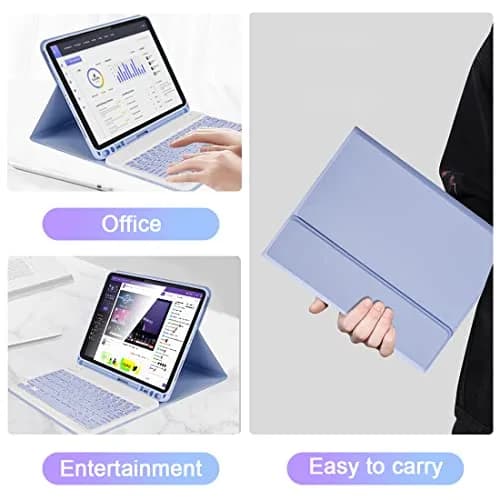 LAMA Keyboard Case for iPad (A16) 11th Gen 2025 /10th Gen 2022 | Magnetic Wireless Keyboard with Pencil Holder thumbnail 6