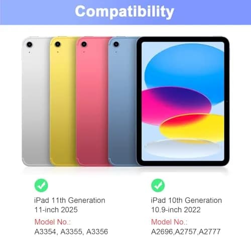 LAMA Keyboard Case for iPad (A16) 11th Gen 2025 /10th Gen 2022 | Magnetic Wireless Keyboard with Pencil Holder thumbnail 7