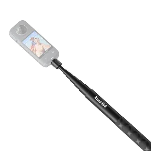Insta360 114cm Invisible Selfie Stick | Aluminum, Black, 1.41m | Supports Insta360 Cameras thumbnail 2