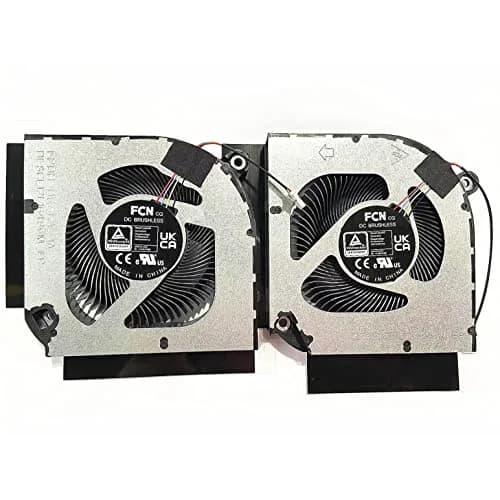 Fleshy Leaf CPU+GPU Cooling Fan Replacement for Acer Nitro 5 AN515-58 DC12V | 2 Fans for Enhanced Laptop Cooling thumbnail 1