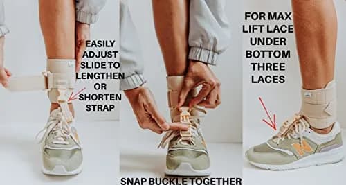 Dosh AFO Foot Drop Brace - Drop Foot Support for Walking | Unisex Beige thumbnail 5