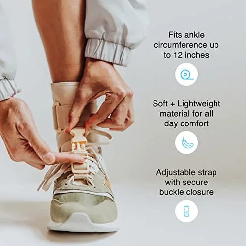 Dosh AFO Foot Drop Brace - Drop Foot Support for Walking | Unisex Beige thumbnail 3