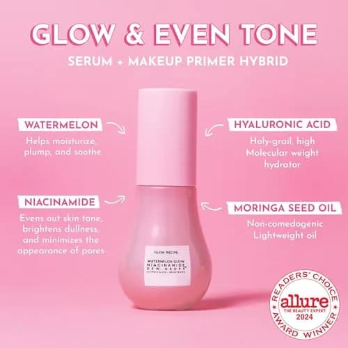 Glow Recipe Watermelon Niacinamide Dew Drops Serum 15ml (0.5 Fl Oz) | Instant Dewy Glow thumbnail 2