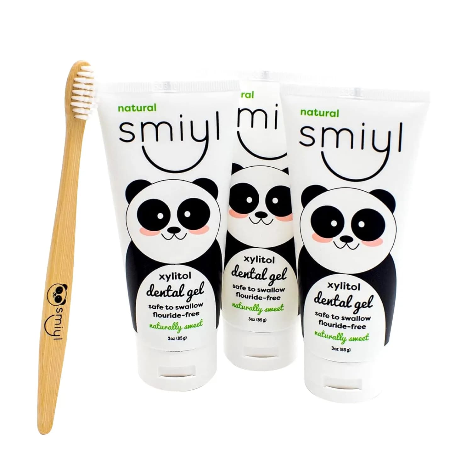 Smiyl Xylitol Dental Gel for Babies & Toddlers 3 oz | Fluoride-Free, All-Natural, Teething Friendly - main product image