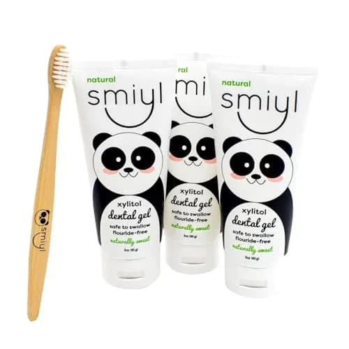 Smiyl Xylitol Dental Gel for Babies & Toddlers 3 oz | Fluoride-Free, All-Natural, Teething Friendly thumbnail 1