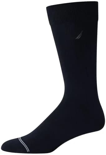 Nautica Mens Dress Socks 10 Pack | Comfort Stretch Crew Socks for Formal & Casual Wear thumbnail 4