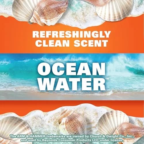 Hefty Small Trash Bags, 4 Gallon, 34 Count, Ocean Water Scent | Value Pack Waste Bag thumbnail 2
