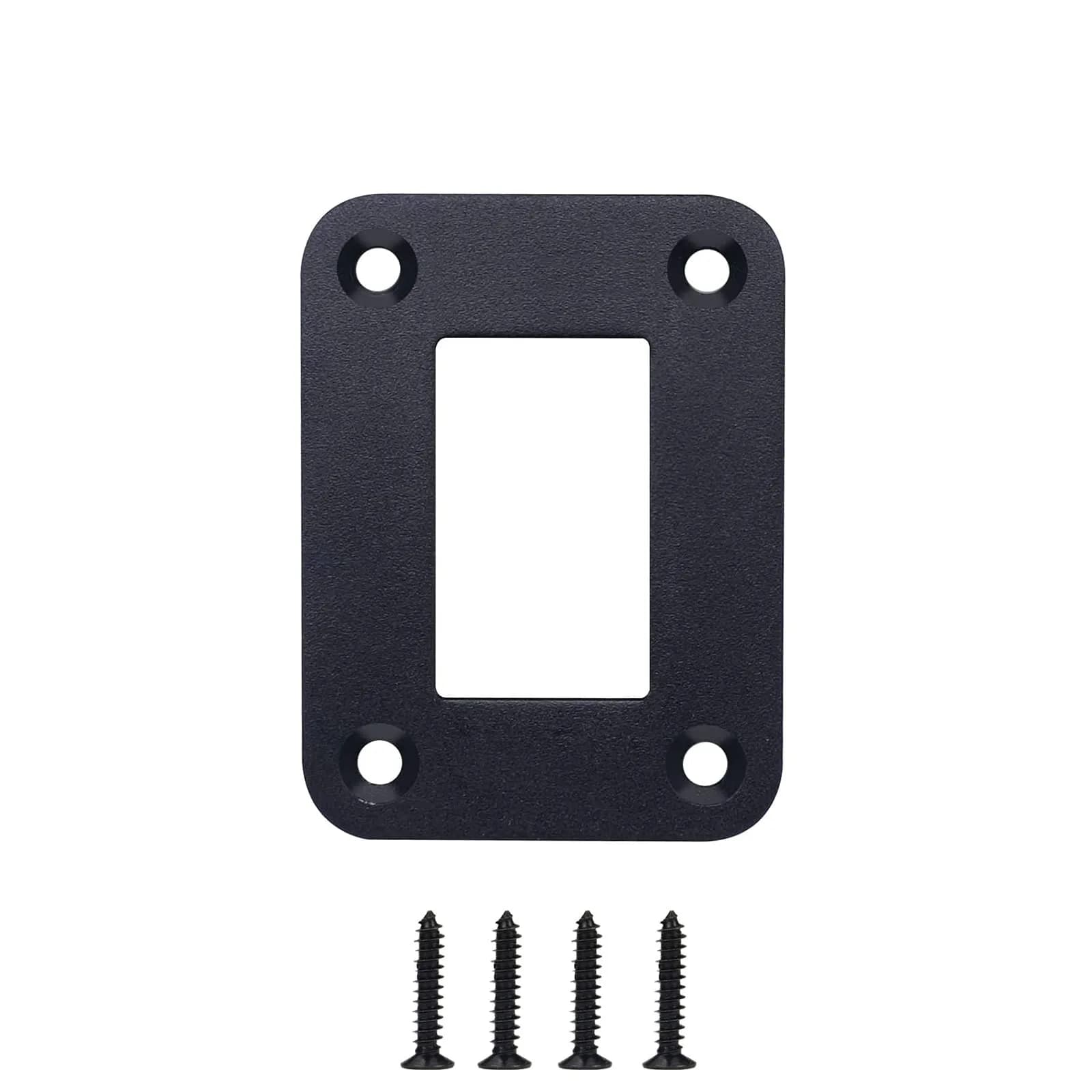 MIIGII 5 Gang Rocker Toggle Switch Panel Aluminum Housing Waterproof for Car Truck Marine RV — 1 Gang