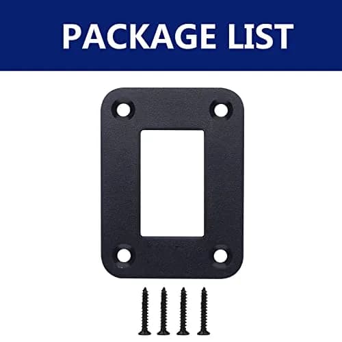 MIIGII 1 Gang Rocker Toggle Switch Panel Aluminum Waterproof Car Boat RV thumbnail 6