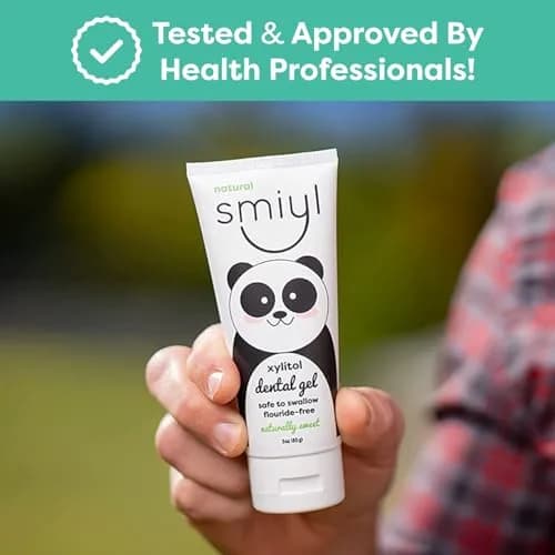 Smiyl Xylitol Dental Gel for Babies & Toddlers 3 oz | Fluoride-Free, All-Natural Oral Care thumbnail 6