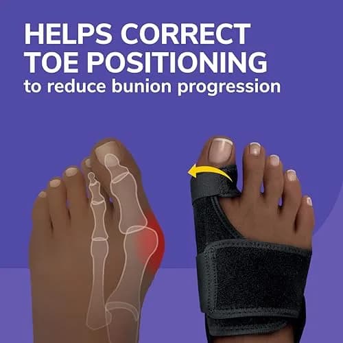 Dr. Scholl's Bunion Relief & Toe Corrector | Night Support for Bunion Pain Relief thumbnail 2