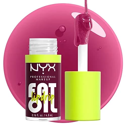 NYX PROFESSIONAL MAKEUP Fat Oil Lip Drip Moisturizing Lip Oil Gloss That's Chic (Deep Berry) 4.7ml (0.16 Fl Oz) | Vegan Squalane & 12 HR Hydration thumbnail 6