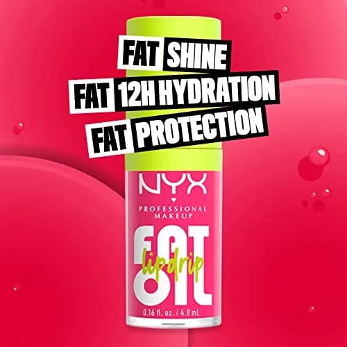 NYX PROFESSIONAL MAKEUP Fat Oil Lip Drip Moisturizing Lip Oil Gloss Missed Call (Sheer Pink) 4.7ml (0.16 Fl Oz) | Vegan Tinted Formula thumbnail 3