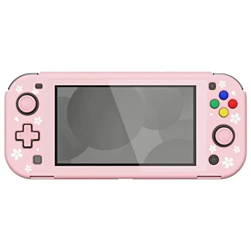 PlayVital ZealProtect Protective Case for Nintendo Switch Lite Cherry Blossoms Petals | Shock-Absorbent & Ergonomic Grip (110c) thumbnail 5