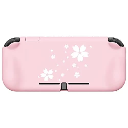 PlayVital ZealProtect Protective Case for Nintendo Switch Lite Cherry Blossoms Petals | Shock-Absorbent & Ergonomic Grip (110c) thumbnail 6