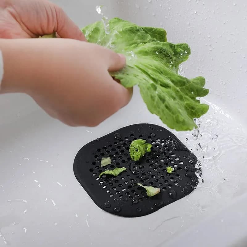 Couidl Drain Cover Hair Catcher Silicone 2 Pack | Deep Grey, Anti-Clogging, Easy Install thumbnail 5