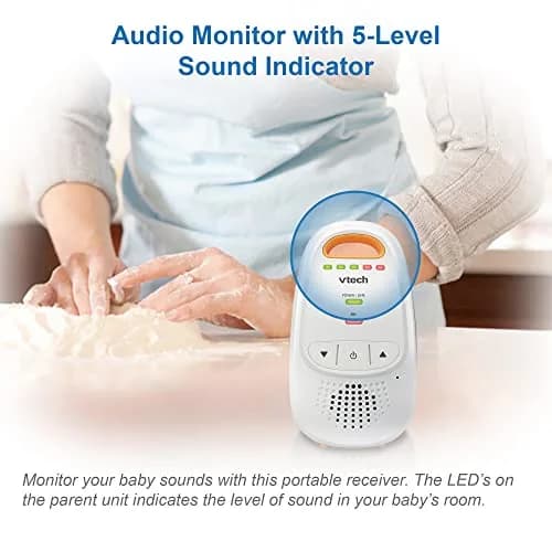 VTech DM1411 Audio Baby Monitor & Portable Soother with Night Light, 1000ft Range, 2-Way Talk, 2-Pack thumbnail 3