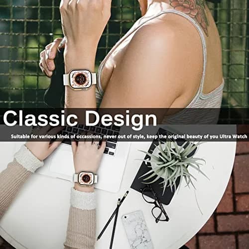 Miimall Apple Watch Ultra 49mm Case Gold | Ultra-Thin Electroplated Bumper thumbnail 7