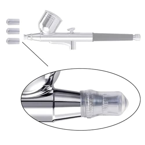 HUBEST Airbrush Nozzle Needle Set for Iwata Master, 0.2/0.3/0.5mm | Precision Art Supplies for Fine & Broad Projects thumbnail 7
