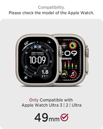 Miimall Apple Watch 49mm Ultra Case Rose Gold | Slim Electroplating Hard PC Cover thumbnail 2