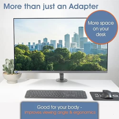 3IDEE VESA Mount Adapter for HP Monitors 75x75 | Easy Installation, 2-Pack thumbnail 6