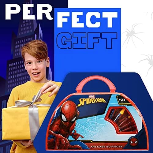 Marvel Kids Art Set for Boys 40+ Pieces | Creative Drawing & Painting Kit for Children thumbnail 3