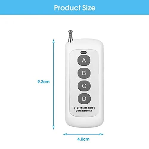 Kaleinavi Wireless Remote Control 4-Channel 12V-36V | Industrial RF Switch with 6 Modes thumbnail 9
