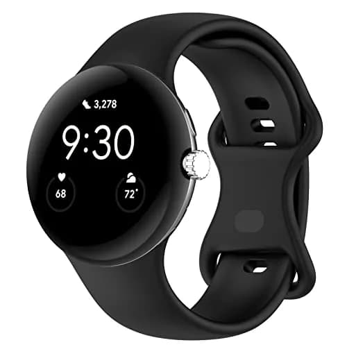 Eiavike Silicone Band Compatible with Google Pixel Watch 41mm | Breathable, Soft, Durable Replacement Strap thumbnail 1