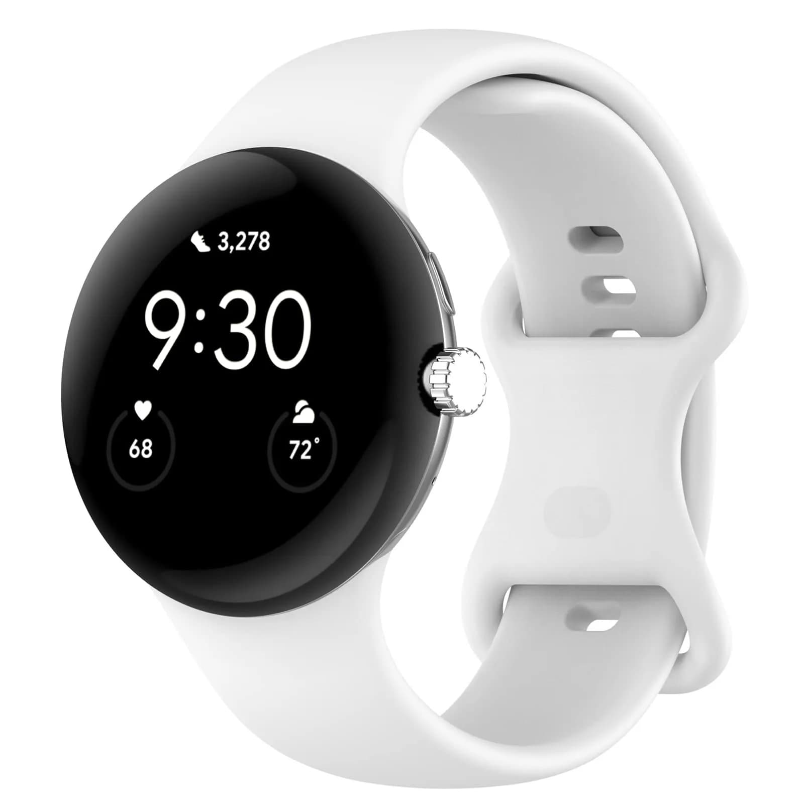 Eiavike Google Pixel Watch 41mm Silicone Band | Breathable, Soft & Durable (41mm)