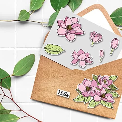 ORIGACH Realistic Magnolia Stamps & Dies & Layering Coloring Stencil Set | Scrapbooking & Card Making (70-120 chars) thumbnail 4