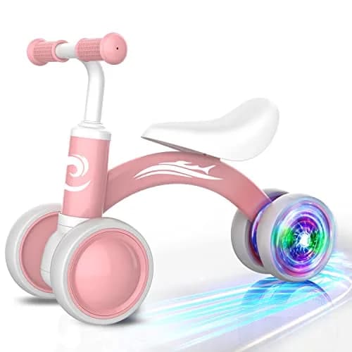 Gamfeiny Colorful Lighting Baby Balance Bike | 10-36 Months Toddler Ride-On Toy thumbnail 1