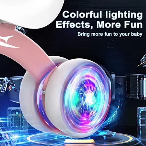 Gamfeiny Colorful Lighting Baby Balance Bike | 10-36 Months Toddler Ride-On Toy thumbnail 3
