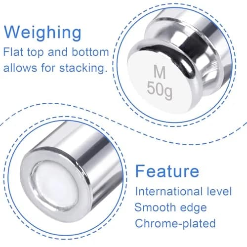 QP OIML Class M1 Calibration Weight 50g (1.76 oz) | Precision Scale Calibration thumbnail 4