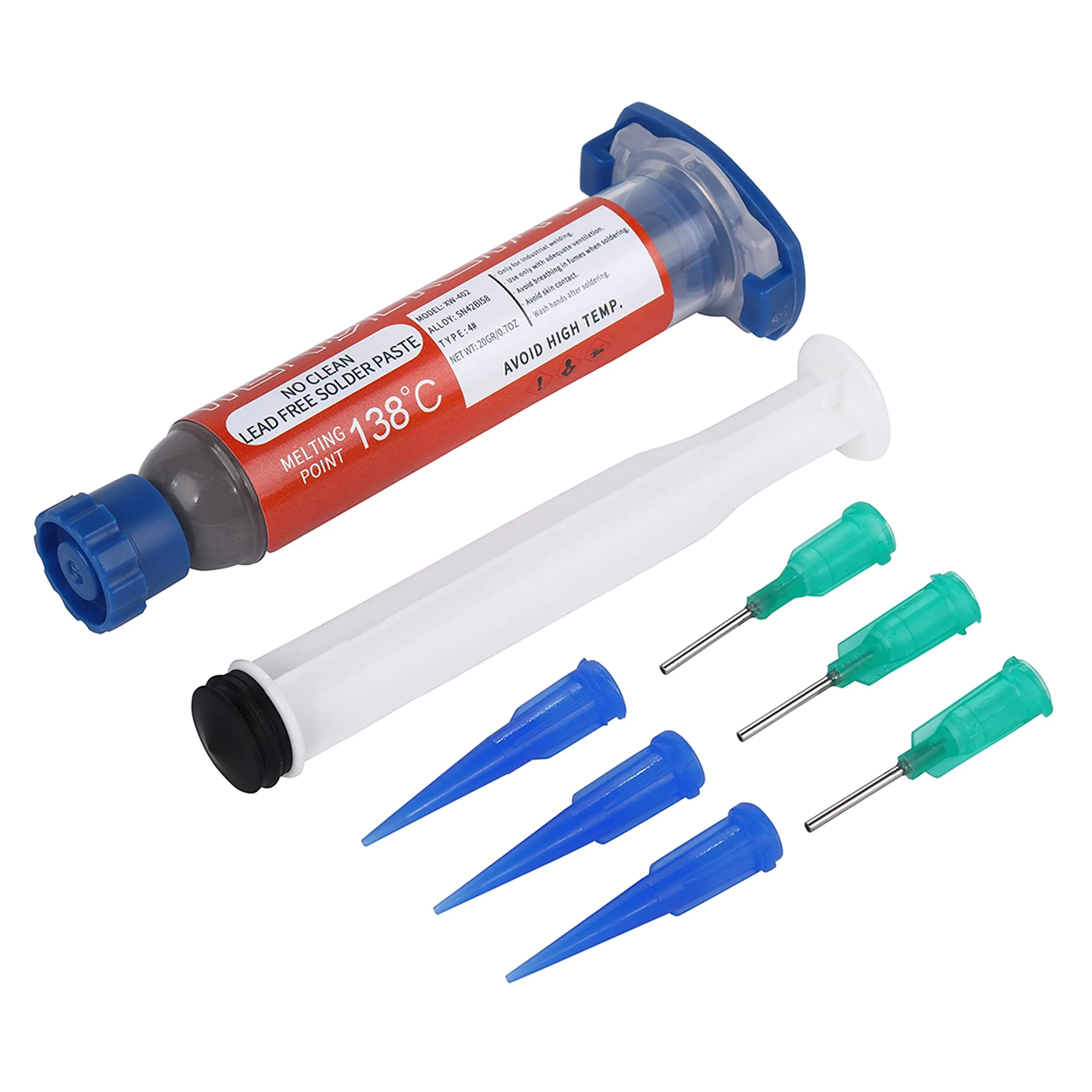 Wonderway Sn42/Bi58 T4 Lead Free Solder Paste 20g (0.71 oz) | Low Melting Point for Electronics Repair - main product image
