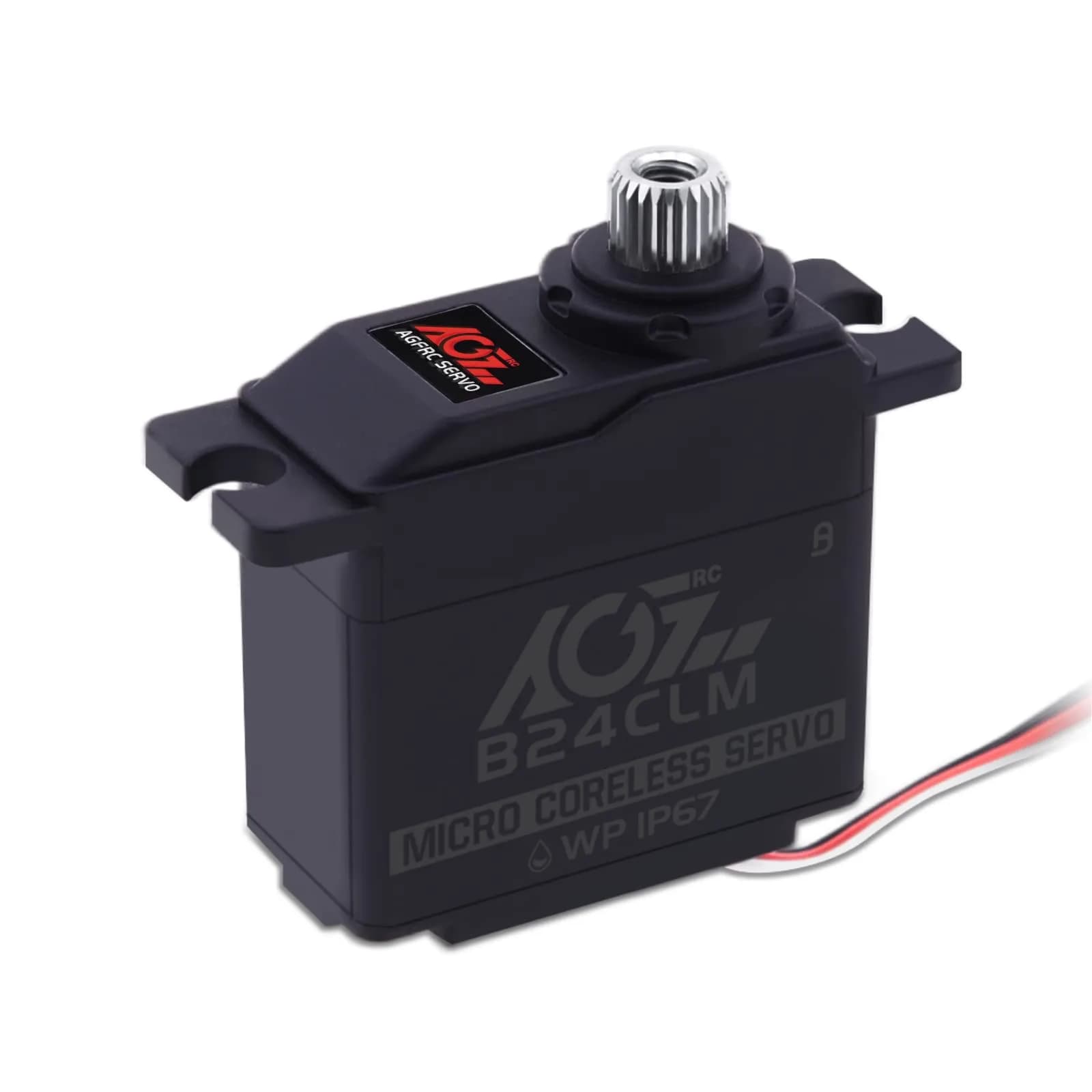 AGFRC 4.5kg Titanium Gear Sub-Micro RC Servo (B13DLM V2) | High Precision Digital Micro Servo for RC Vehicles — B24CLM