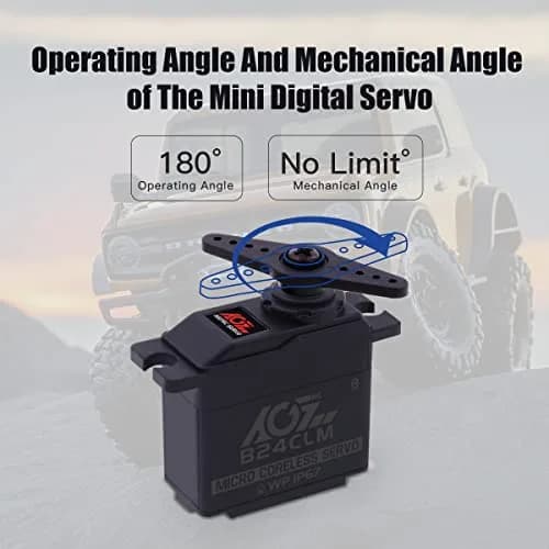 AGFRC B24CLM 6KG Waterproof Micro Servo for 1/16 RC | High Torque & IP67 Rated thumbnail 9