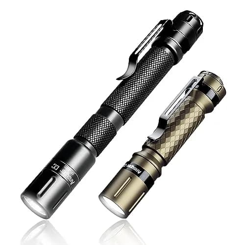 Ansyper CC LED Pen Light Flashlight 250 Lumens 3 Modes | Compact Tactical Torch with Clip thumbnail 1