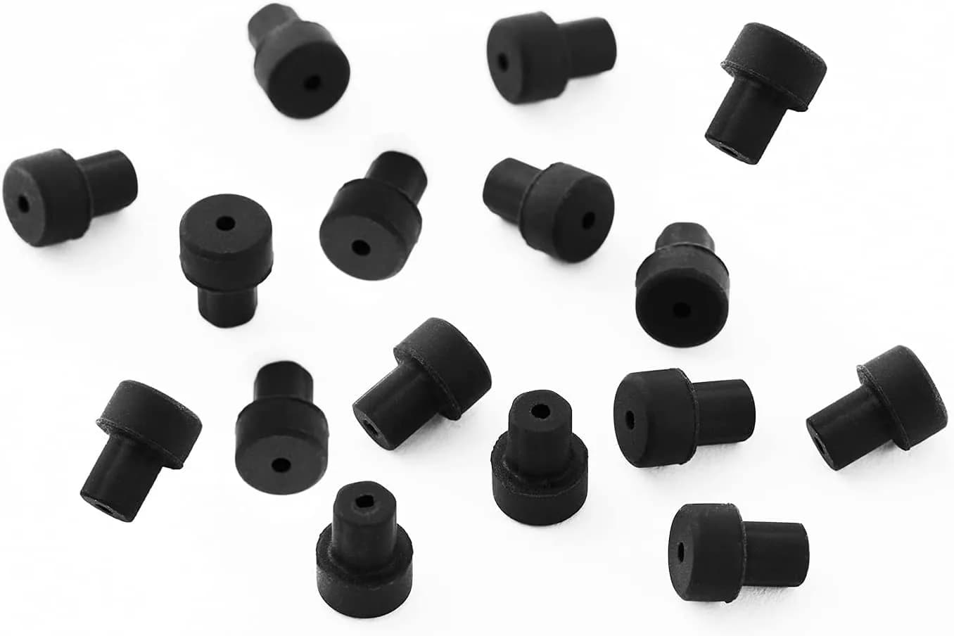 Adabuing Silicone Rubber Feets Compatible with Samsung Whirlpool Maytag Range | Gas Stove Bumper Replacement Parts (16 Pack) — 16-Pack