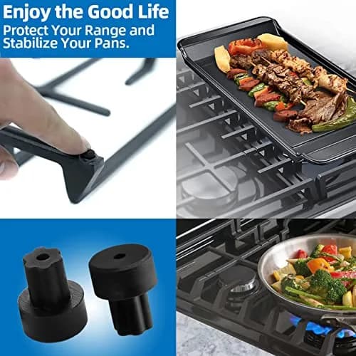 Adabuing Silicone Rubber Feets Compatible with Samsung Whirlpool Maytag Range | Gas Stove Bumper Replacement Parts (16 Pack) thumbnail 5