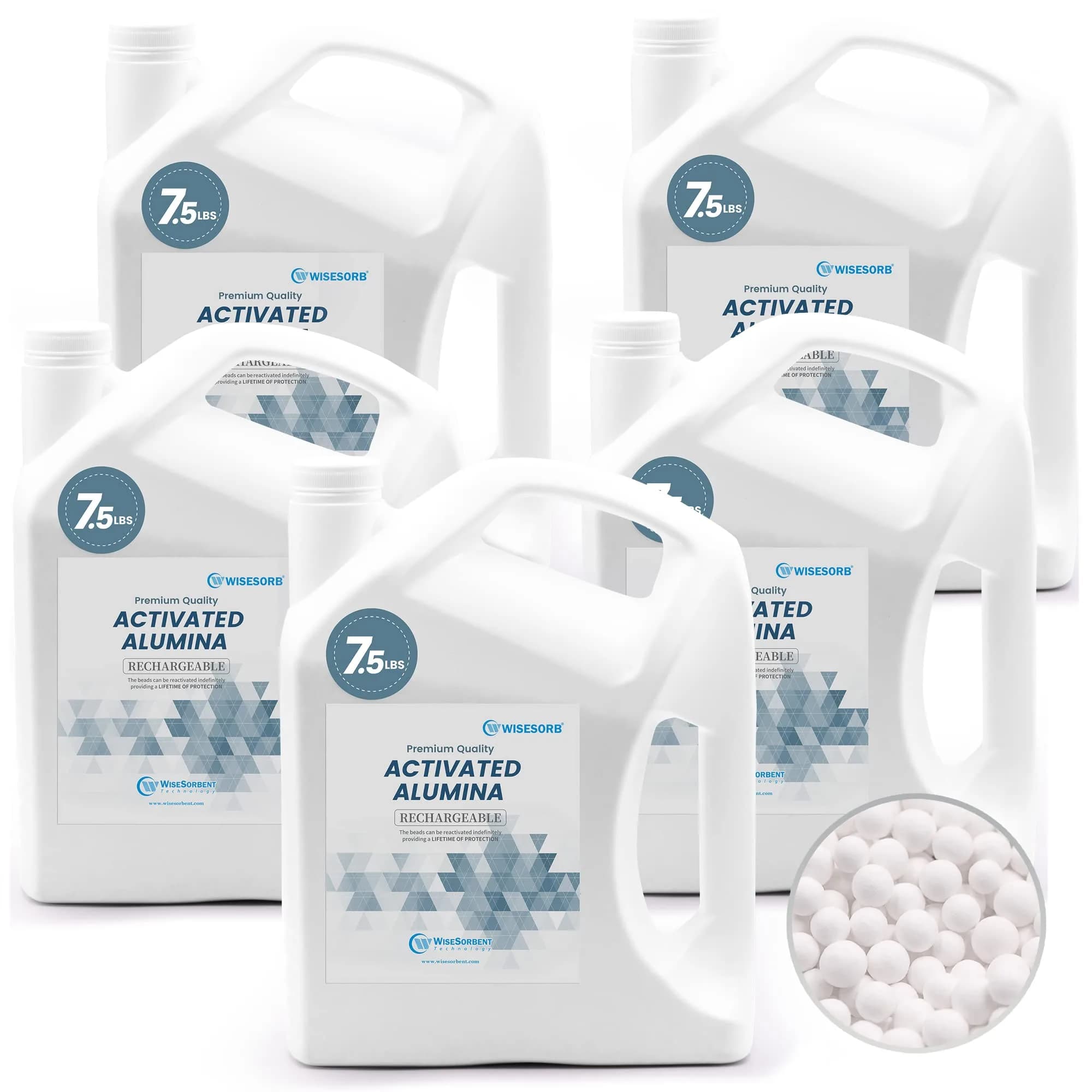 Wisesorb Activated Alumina Desiccant 0.91 kg (2 LBS) | Moisture Absorber for Filament Drying — 37.5 LBS