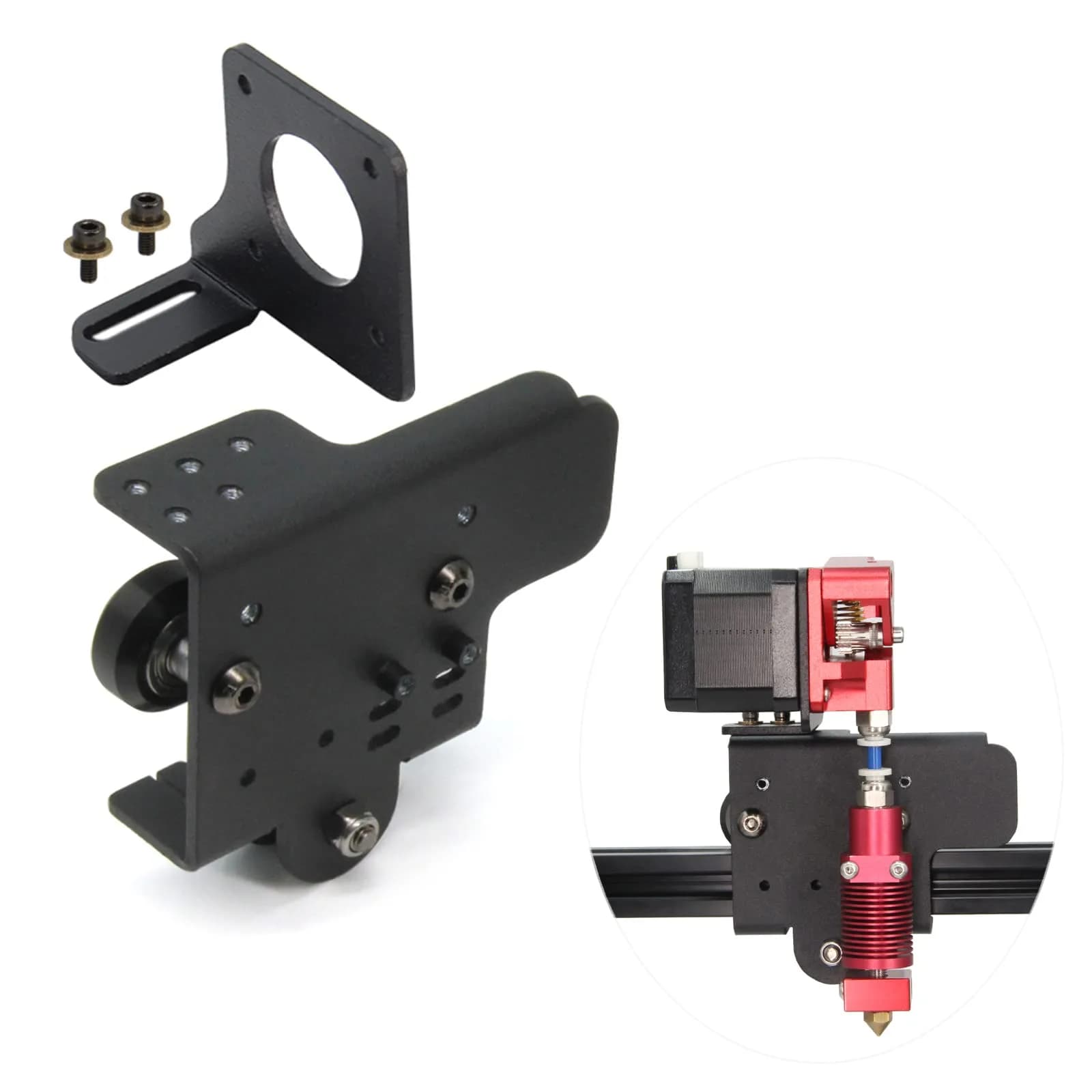 Yeebyee Direct Drive Upgrade Kit for Creality CR-10S Pro V2 3D Printer - Aluminum Plate & POM Pulleys | 0.2 kg (0.44 lb) - main product image