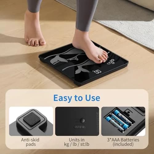 Vitafit Smart Digital Body Weight Scale 300kg (660lb) | App Sync thumbnail 5