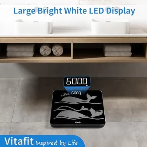 Vitafit Smart Digital Body Weight Scale 300kg (660lb) | App Sync thumbnail 6