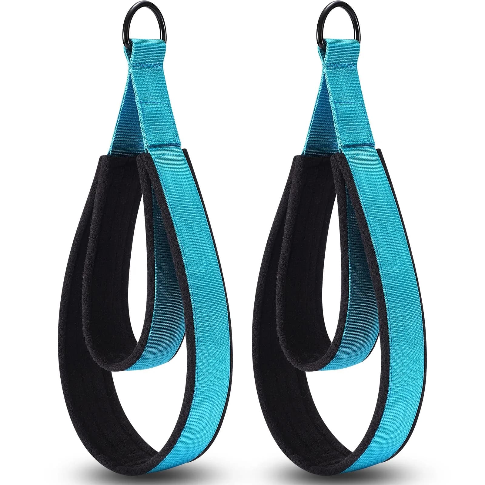 TOBWOLF Double Loop Pilates Straps for Reformer 15 inches (38.1 cm) | Sweat-Resistant Comfort for Home Gym Workouts - main product image