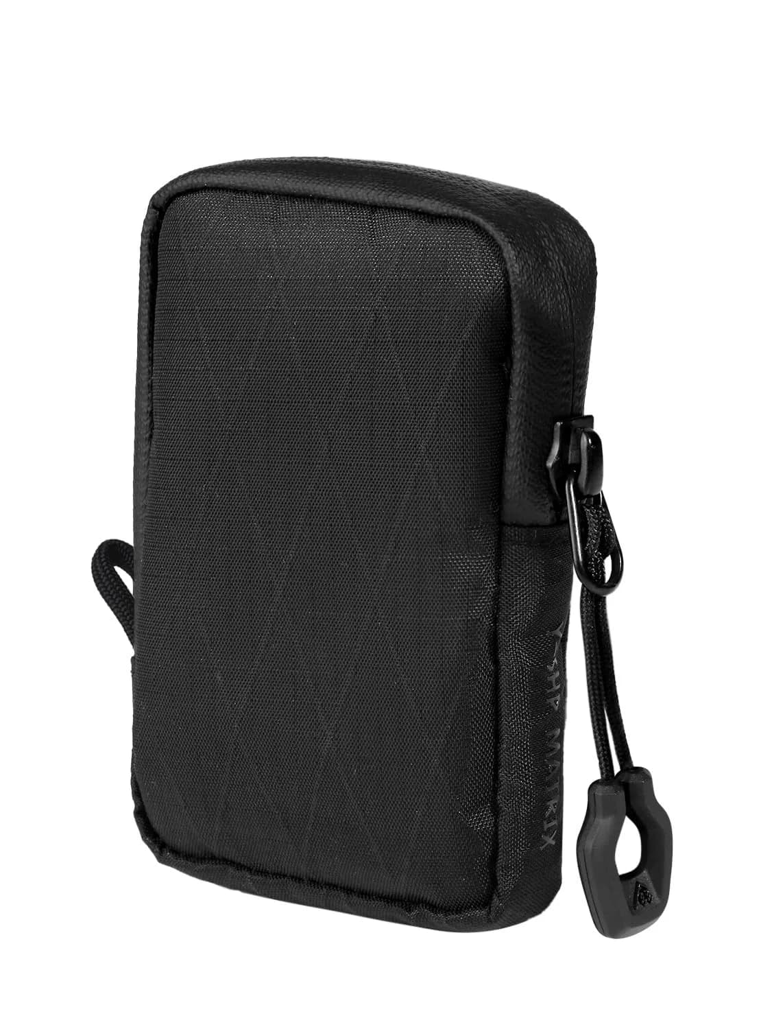 Y-SHP MATRIX EDC Wallet | RFID Blocking Zipper Wallet for Men, Compact & Durable (4.3 x 2.8 x 0.8 inches) — Xply Black