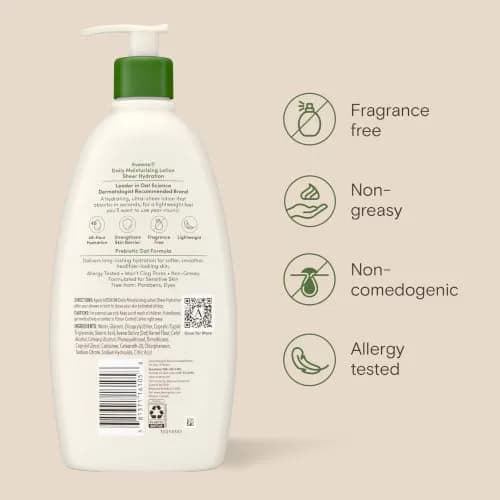 Aveeno Daily Moisturizing Body Lotion for Normal to Dry Skin 1064ml (36 Fl Oz) Twin Pack | Dermatologist Recommended for Sensitive Skin thumbnail 9